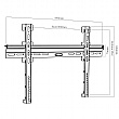 TTAP Low Profile Fixed TV Bracket
