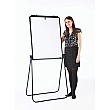 Coloured Frame Rotating Flip Chart Easel Magnetic A1