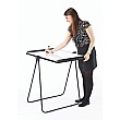 Coloured Frame Rotating Flip Chart Easel Magnetic A1