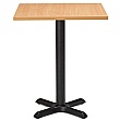 Phoenix Black Square Dining Table