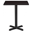 Phoenix Black Square Dining Table