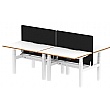 Oslo Air Back to Back Standing Desks With USB Ports