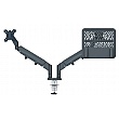 Leitz Ergo Space Saving Dual Monitor & Laptop Arm
