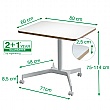 Leitz Ergo Small Sit Standing Desk