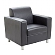 Iceberg Leather Faced Reception Seating