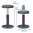 Leitz Ergo Cosy Active Sit Stand Stool 2 in1