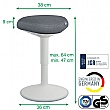Leitz Ergo Active Sitting Stool with Comfort Seat