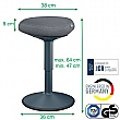 Leitz Ergo Active Sitting Stool with Comfort Seat