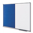 Nobo Classic Aluminium Frame Combination Board Drywipe and Felt
