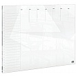 Nobo Glass Weekly Planner Whiteboard