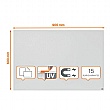 Nobo Infinity Frameless Magnetic Whiteboard