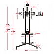 Trolley Cart TV and Monitor Mount Stand