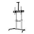 Aluminium Mobile TV Stand Cart Trolley for 60-100 Inch TV