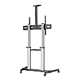 Aluminium Mobile TV Stand Cart Trolley for 60-100 Inch TV