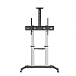 Aluminium Mobile TV Stand Cart Trolley for 60-100 Inch TV