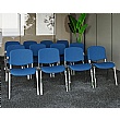 NowyStyl ISO White Aluminium Frame Conference Chairs