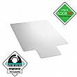 Low & Medium Pile Carpet Polycarbonate Lipped Chair Mat