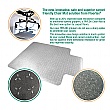 Cleartex® TrYlok® PVC Chair Mat for Carpet