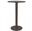 Breeze Aluminium Round Poseur Bar Table