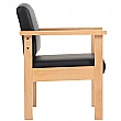 Bradwell Heavy Duty Anti-Bac Vinyl Visitor Chair