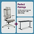 Perfect Pair Bundle 2: Novigami Kalik Mesh Office Chair & Novigami Josi Electric Standing Desk