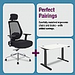 Perfect Pair Bundle 3: Ergo-Task Mesh Office Chair & Konnexion Select Electric Standing Desk