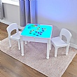 Light Table and Two Chairs Set