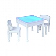 Light Table and Two Chairs Set
