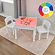 Light Table and Two Chairs Set