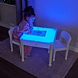 Light Table and Two Chairs Set