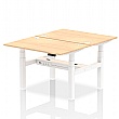 Air Back to Back Standing Desks With USB Ports