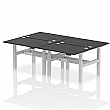 Air Back to Back Standing Desks With USB Ports