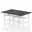 Air Back to Back Standing Desks With USB Ports
