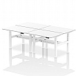 Air Back to Back Standing Desks With USB Ports