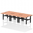 Air Back to Back Standing Desks With USB Ports