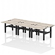 Air Back to Back Standing Desks With USB Ports