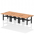 Air Back to Back Standing Desks With USB Ports