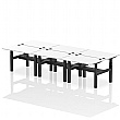 Air Back to Back Standing Desks With USB Ports