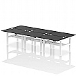 Air Back to Back Standing Desks With USB Ports