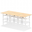 Air Back to Back Standing Desks With USB Ports