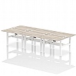 Air Back to Back Standing Desks With USB Ports