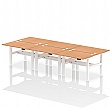 Air Back to Back Standing Desks With USB Ports