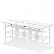 Air Back to Back Standing Desks With USB Ports