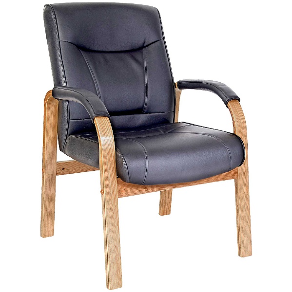 Kingston Leather Faced Visitor Chair