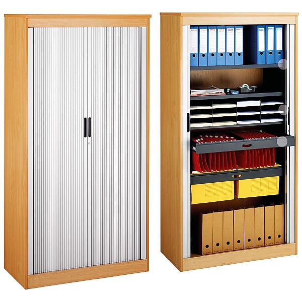 System Storage Tambour Door Cupboards