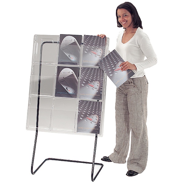 Freestanding All Clear Leaflet Dispensers