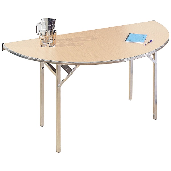Semi-Circular Aluminium Folding Table