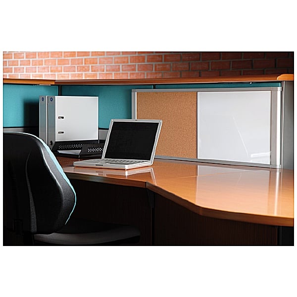 Bi-Office Desktop Combi Cork / Magnetic Whiteboard