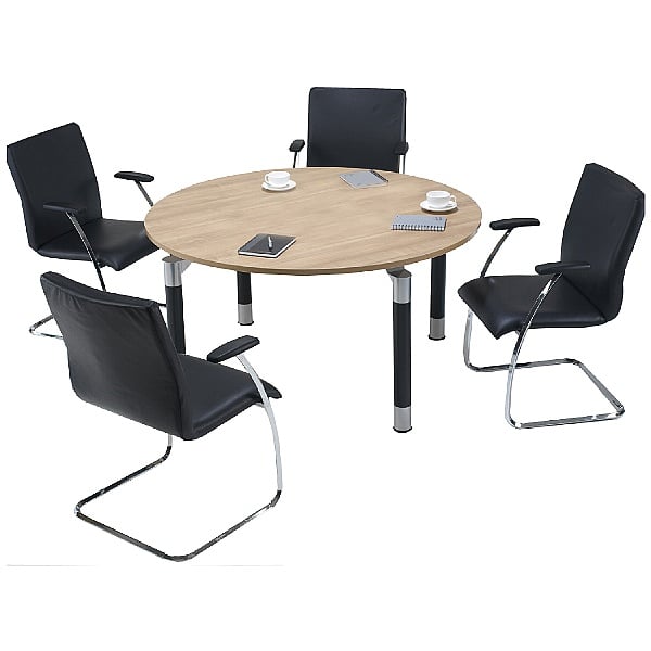 Trilogy Round Solo Boardroom Tables