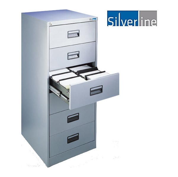 Silverline Media & Card Index Filing Cabinets